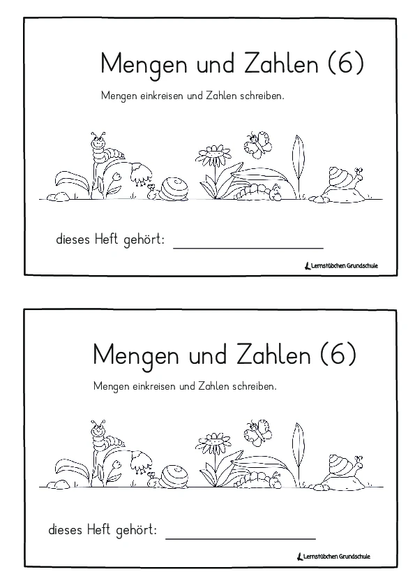 Mengen und Zahlen - ein weiteres Arbeitsheft